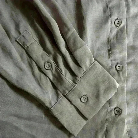 Anthropologie MELLODAY Women Purple Long Sleeve Blouse Medium - Picture 2 of 6